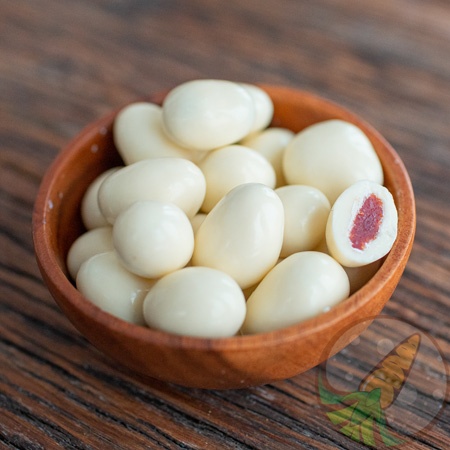 Клубника в белом шоколаде фото