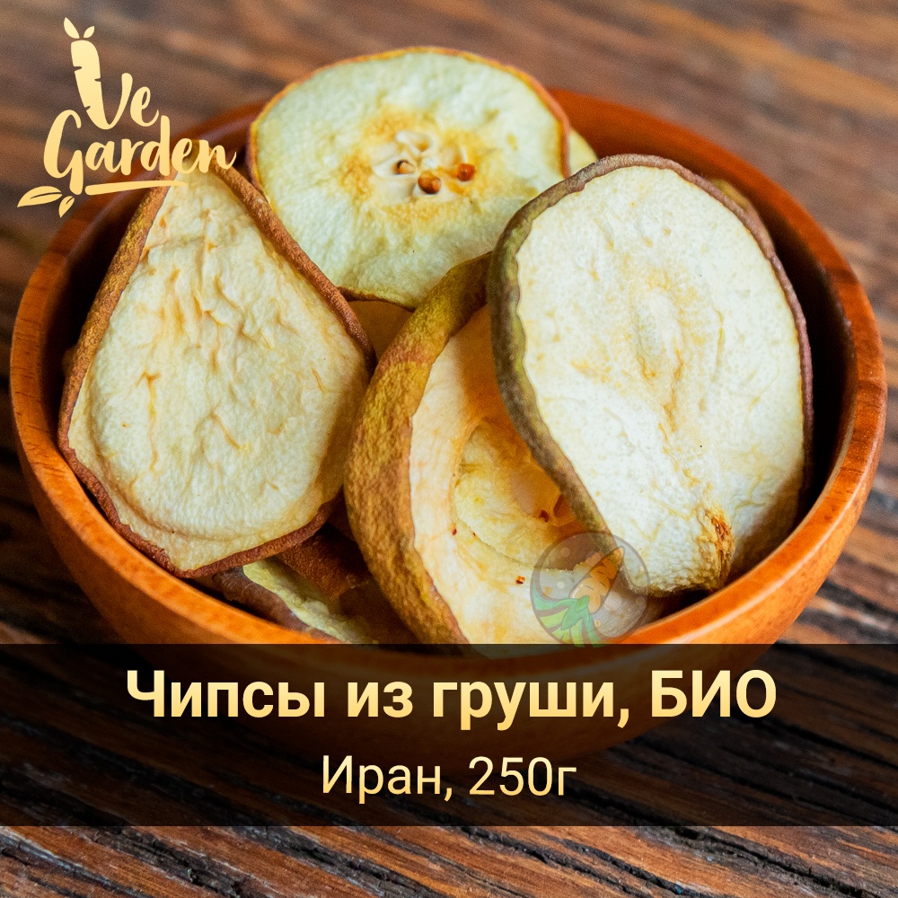 Груша чипсы (БИО) фото